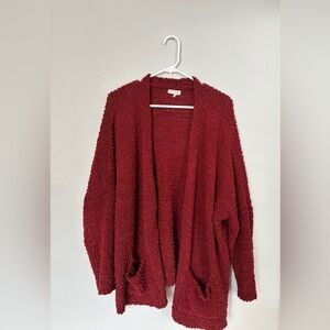 Cupio Plush Teddy Open Cardigan size XL